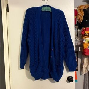 Blue Knit Cardigan VINTAGE